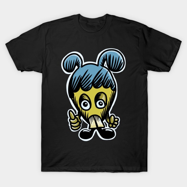 Violet the toother T-Shirt by stephenignacio